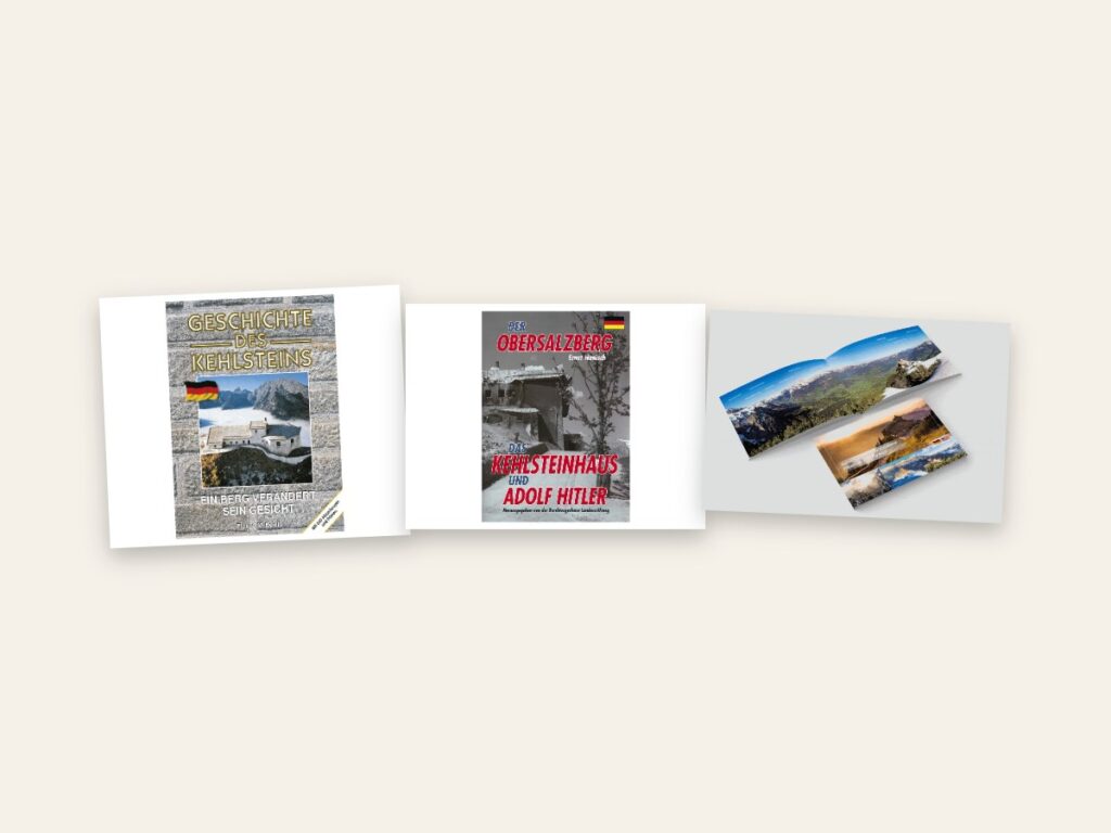 Kehlstein-Paket – drei Bücher zum Kehlsteinhaus – Buchcover-Set